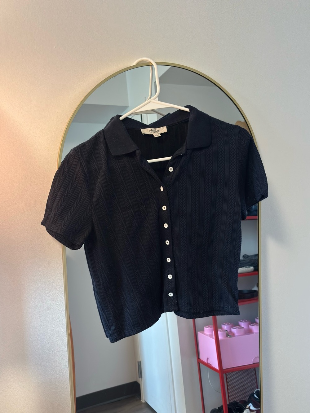 Button-Down Cardigan Tee